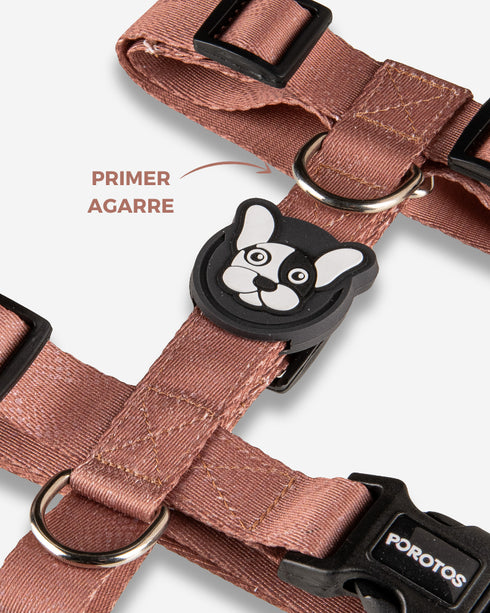 Pretal Doble Agarre VULKAN Mocca